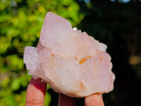 Natural Amethyst Spirit Quartz Clusters x 4 From Boekenhouthoek, South Africa
