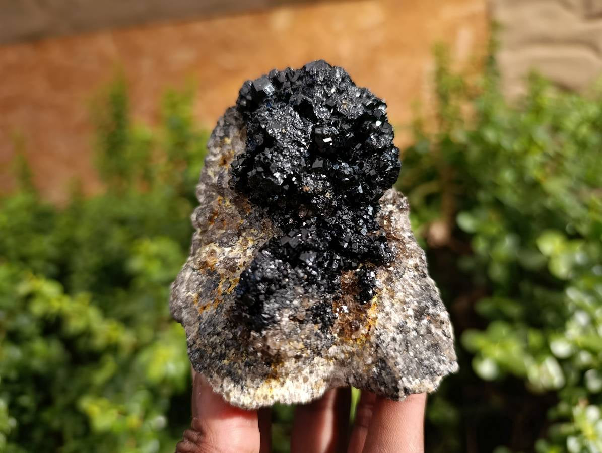 Natural Schorl Black Tourmaline Specimens x 3 From Erongo, Namibia - Toprock Gemstones and Minerals 