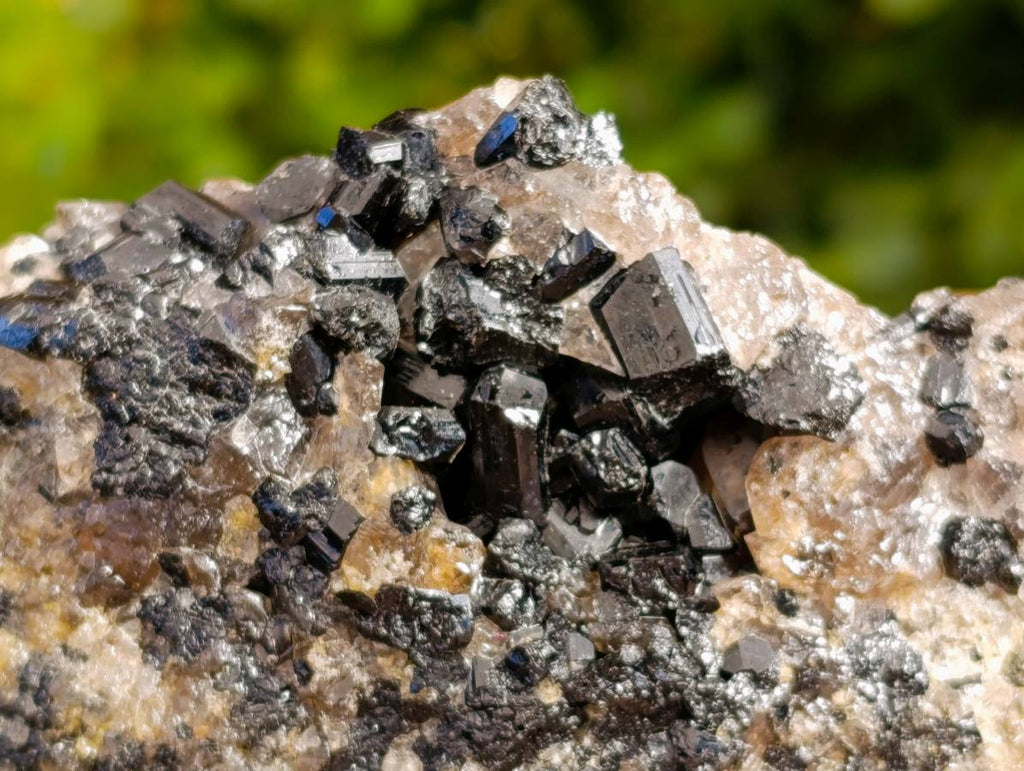 Natural Schorl Black Tourmaline Specimens x 3 From Erongo, Namibia - Toprock Gemstones and Minerals 
