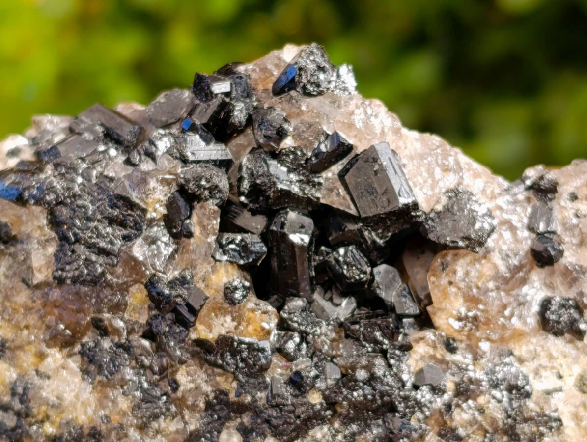 Natural Schorl Black Tourmaline Specimens x 3 From Erongo, Namibia - Toprock Gemstones and Minerals 