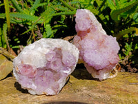 Natural Amethyst Spirit Quartz Clusters x 3 From Boekenhouthoek, South Africa - Toprock Gemstones and Minerals 