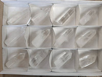 Polished Clear Quartz Crystals x 12 From Madagascar