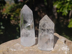 Polished Clear Quartz Crystals x 12 From Madagascar - Toprock Gemstones and Minerals 