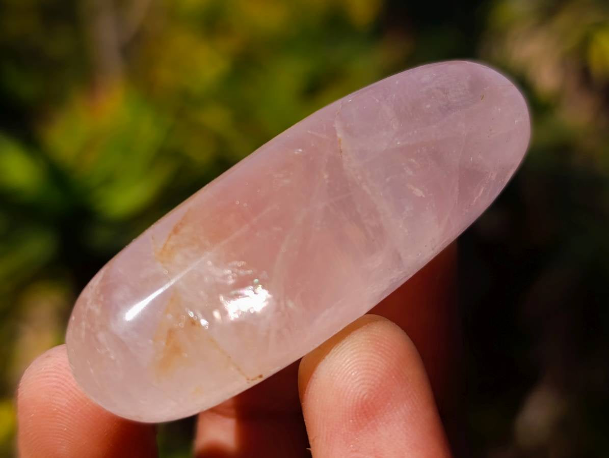 Polished Rose Quartz Bullets x 20 From Madagascar - Toprock Gemstones and Minerals 