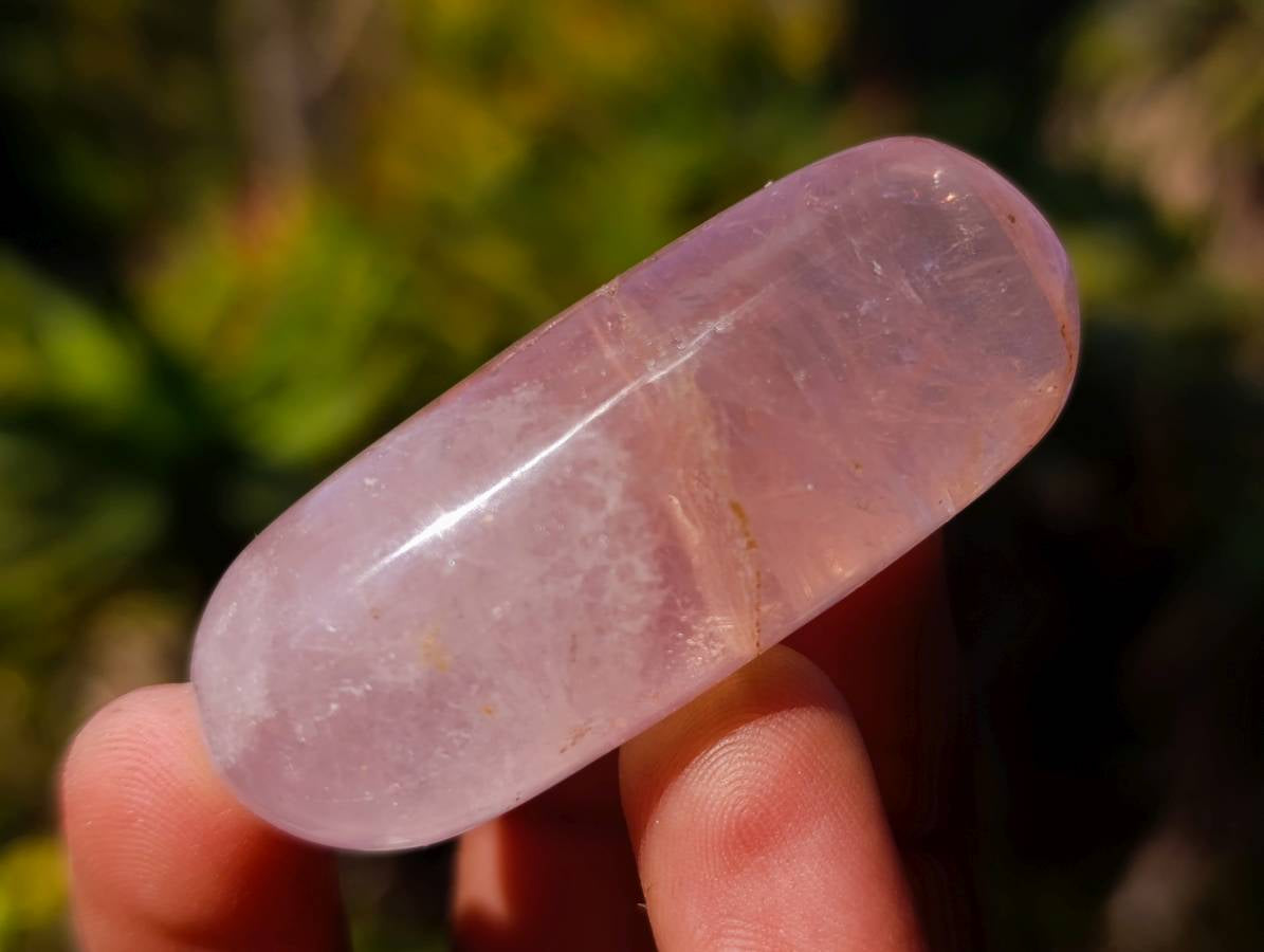 Polished Rose Quartz Bullets x 20 From Madagascar - Toprock Gemstones and Minerals 