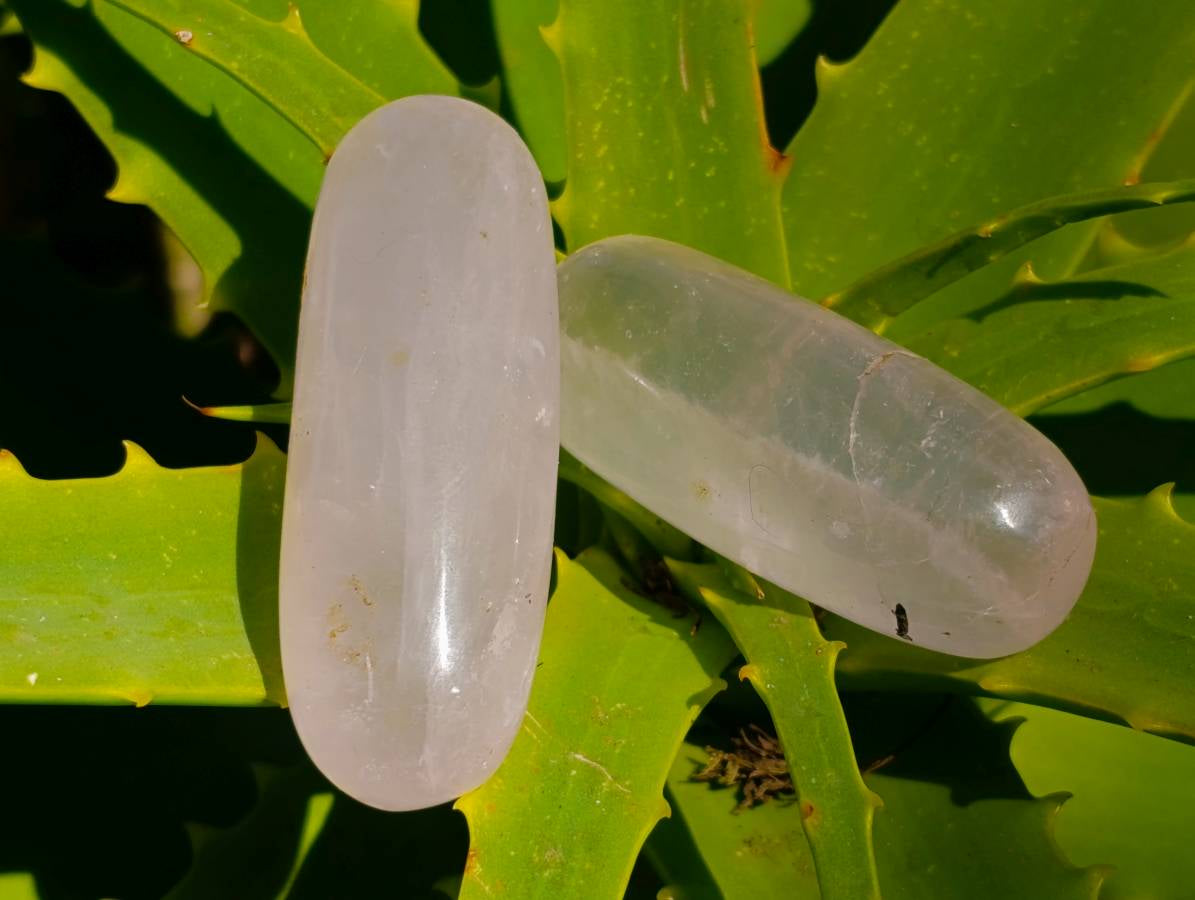 Polished Rose Quartz Bullets x 20 From Madagascar - Toprock Gemstones and Minerals 