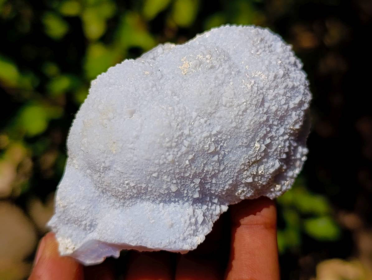 Natural Etched Blue Chalcedony Specimens x 12 From Nsanje, Malawi - Toprock Gemstones and Minerals 