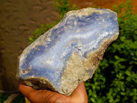 Natural Blue Lace Agate Specimen x 1 From Nsanje, Malawi