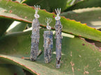 Natural Kyanite Crystals with Silver Wire Wrap - Sold per Piece - South Africa - Toprock Gemstones and Minerals 