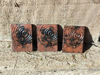Polished Hand Crafted Orgonite Cellphone Raindrop - sold per piece - From South Africa