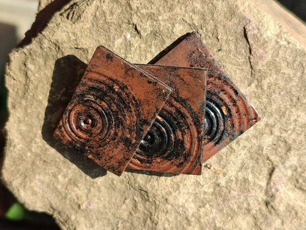 Polished Hand Crafted Orgonite Cellphone Raindrop - sold per piece - From South Africa - Toprock Gemstones and Minerals 