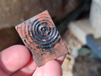 Polished Hand Crafted Orgonite Cellphone Raindrop - sold per piece - From South Africa