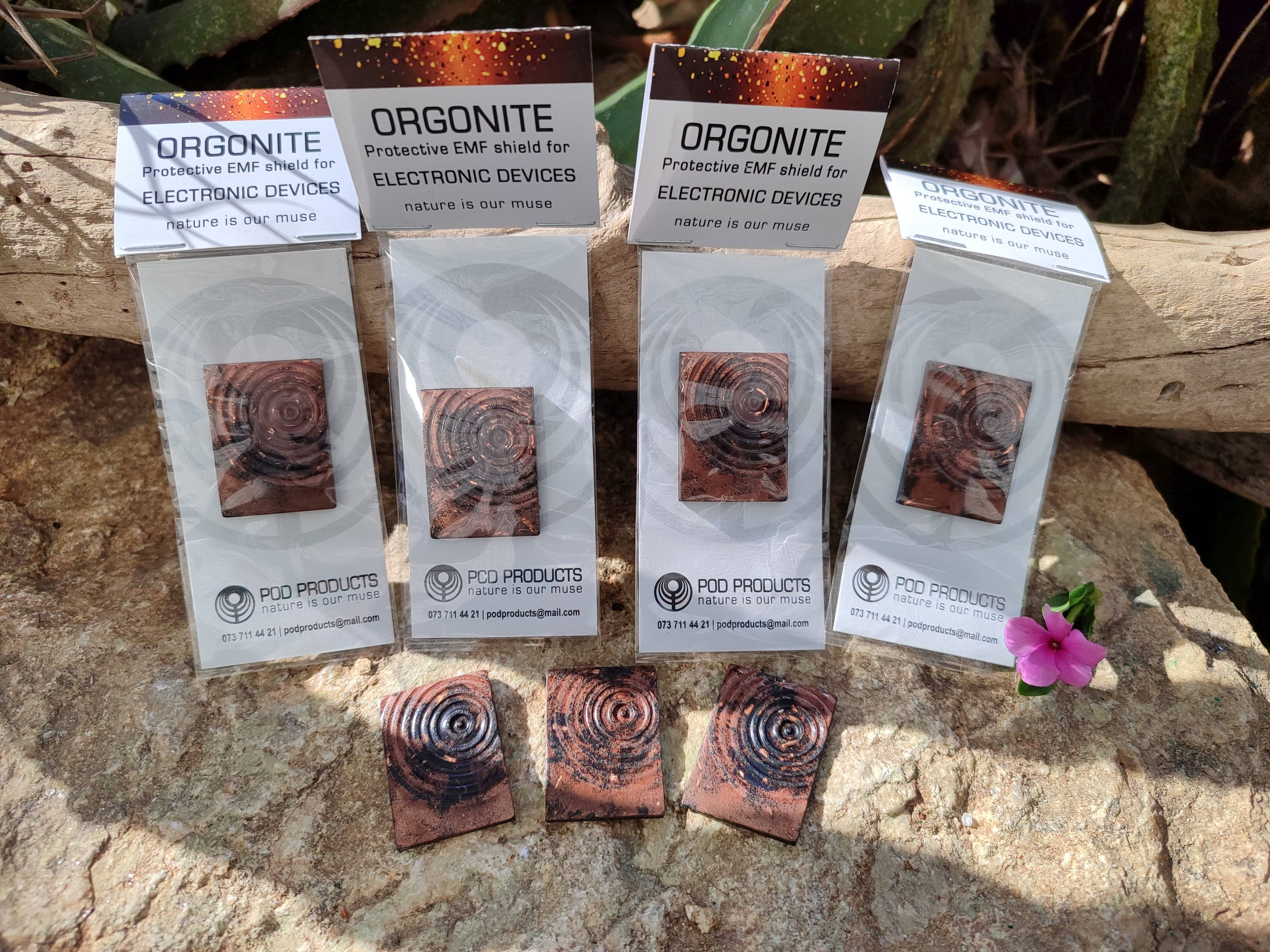 Polished Hand Crafted Orgonite Cellphone Raindrop - sold per piece - From South Africa - Toprock Gemstones and Minerals 