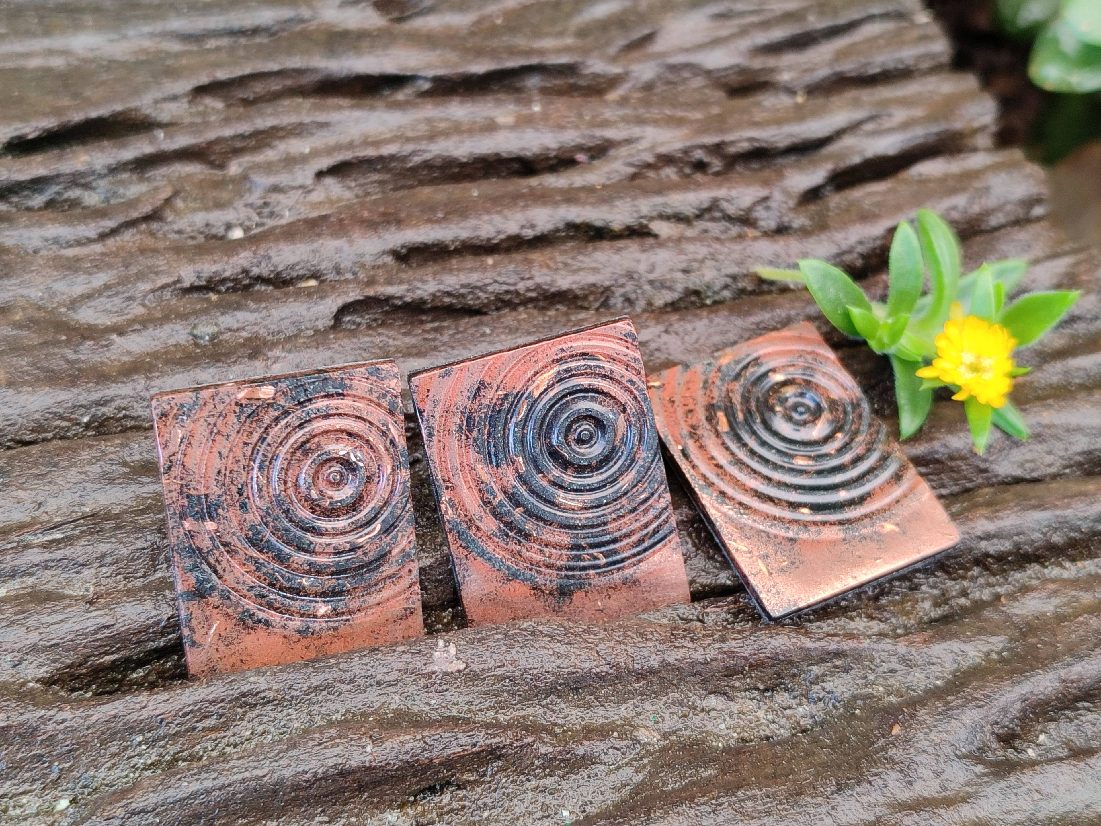 Polished Hand Crafted Orgonite Cellphone Raindrop - sold per piece - From South Africa - Toprock Gemstones and Minerals 