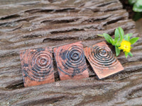 Polished Hand Crafted Orgonite Cellphone Raindrop - sold per piece - From South Africa