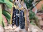 Hand Made Black Tourmaline Pendant - Sold Per Item - From Erongo, Namibia - Toprock Gemstones and Minerals 