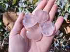 Polished Rose Quartz Hearts And Bullets x 22 From Madagascar - Toprock Gemstones and Minerals 
