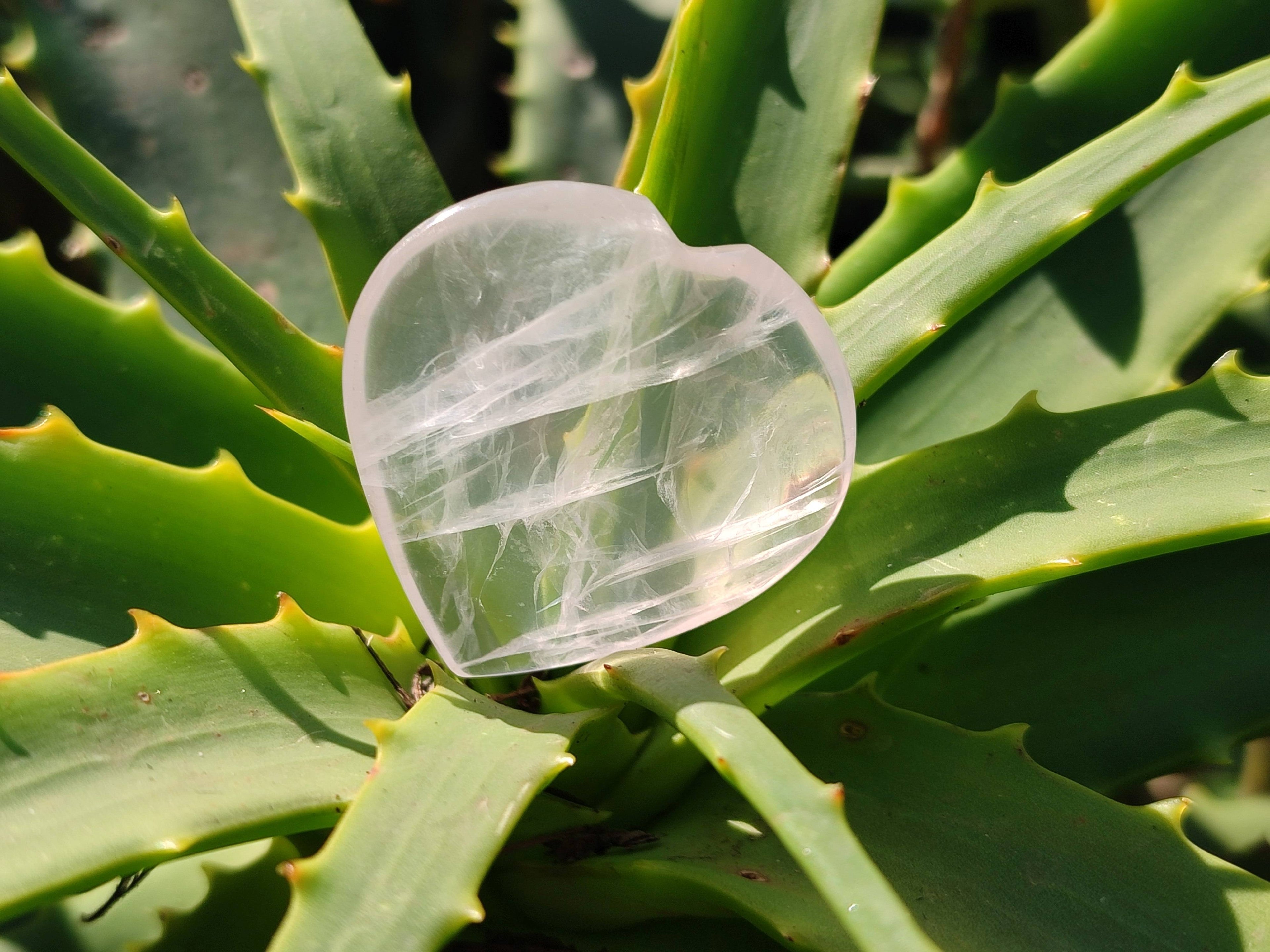 Polished Rose Quartz Hearts And Bullets x 22 From Madagascar - Toprock Gemstones and Minerals 