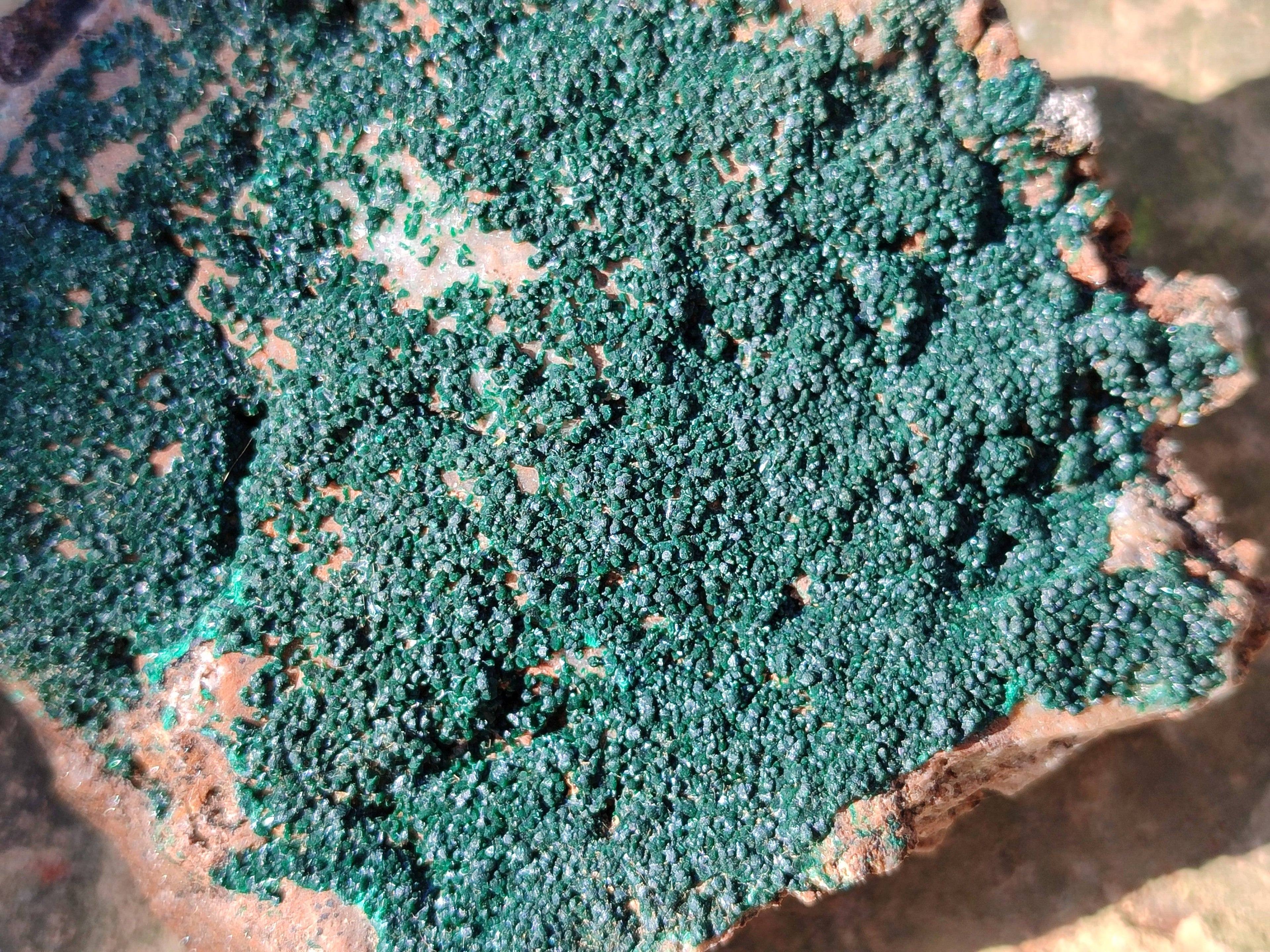 Natural Crystalline Malachite Specimens x 6 From Tenke Fungurume, Congo - Toprock Gemstones and Minerals 