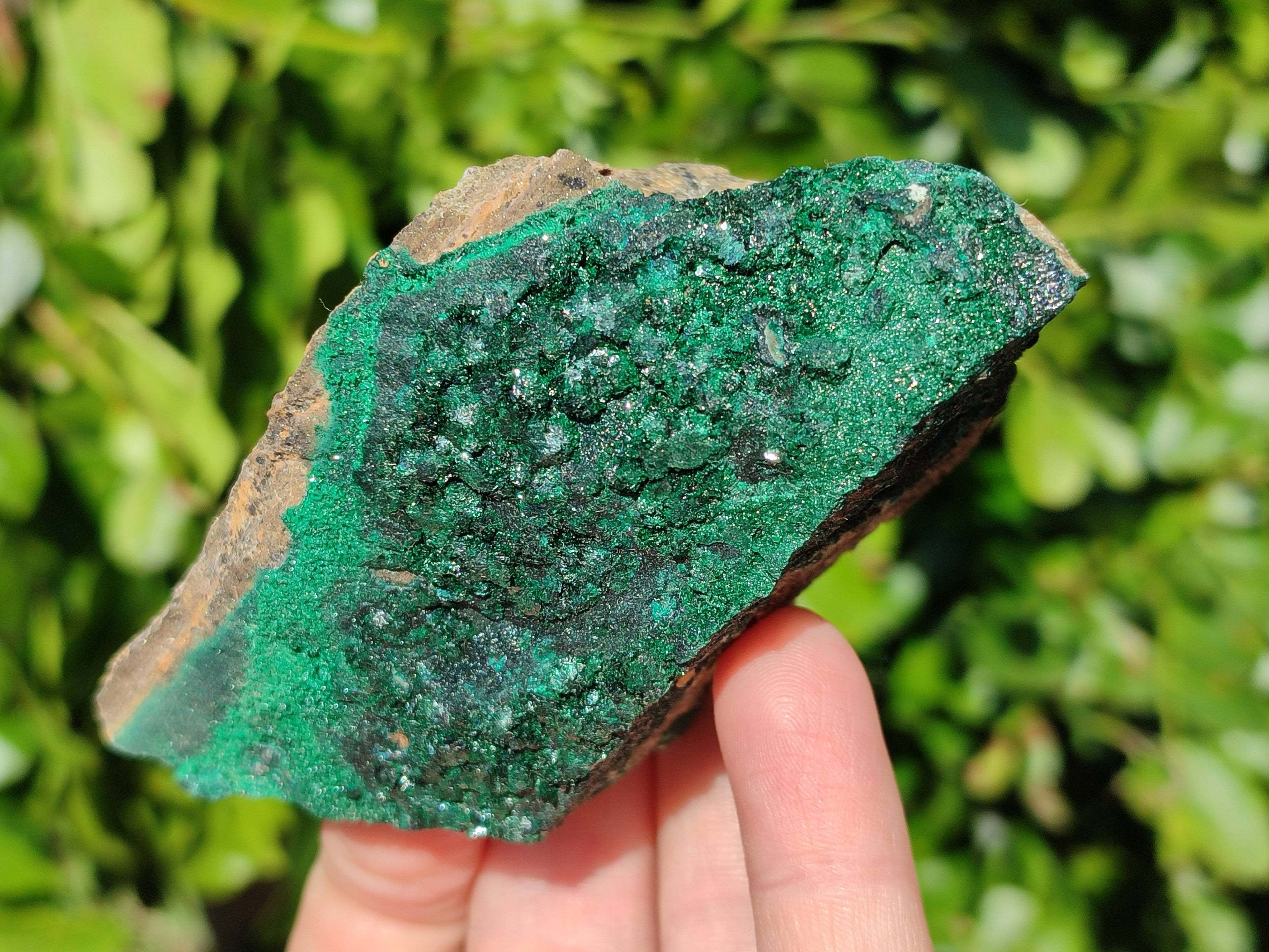 Natural Crystalline Malachite Specimens x 6 From Tenke Fungurume, Congo - Toprock Gemstones and Minerals 