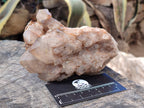 Natural Smokey Phantom Quartz Clusters x 3 From Luena, Congo - Toprock Gemstones and Minerals 