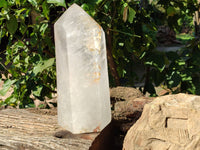 Polished Clear Quartz Crystal x 1 From Madagascar - Toprock Gemstones and Minerals 