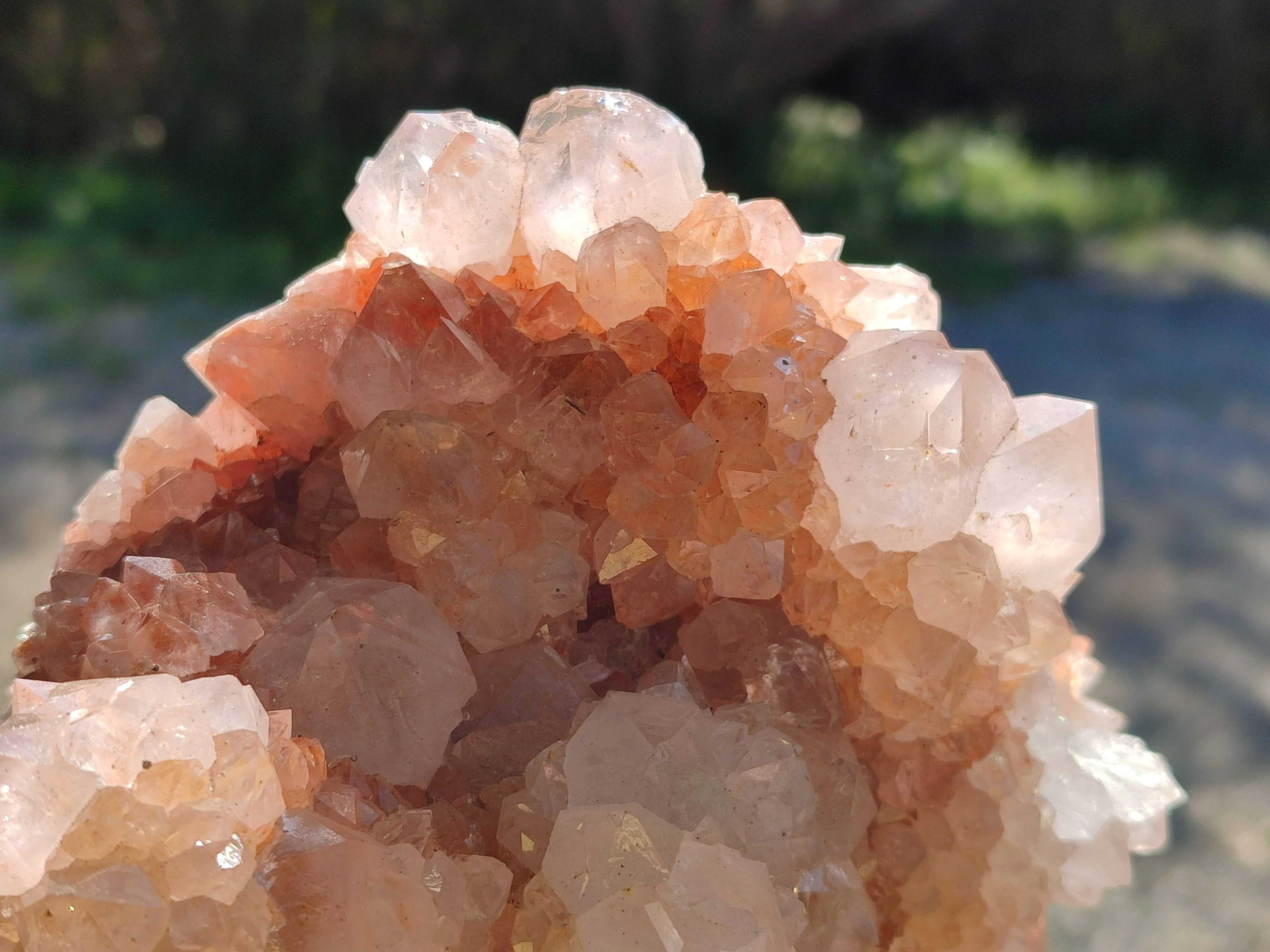 Natural Amethyst Spirit Quartz Clusters x 2 From Boekenhouthoek, South Africa - Toprock Gemstones and Minerals 