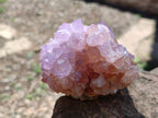 Natural Amethyst Spirit Quartz Clusters x 2 From Boekenhouthoek, South Africa - Toprock Gemstones and Minerals 