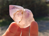 Polished Window Amethyst Crystals x 12 From Madagascar