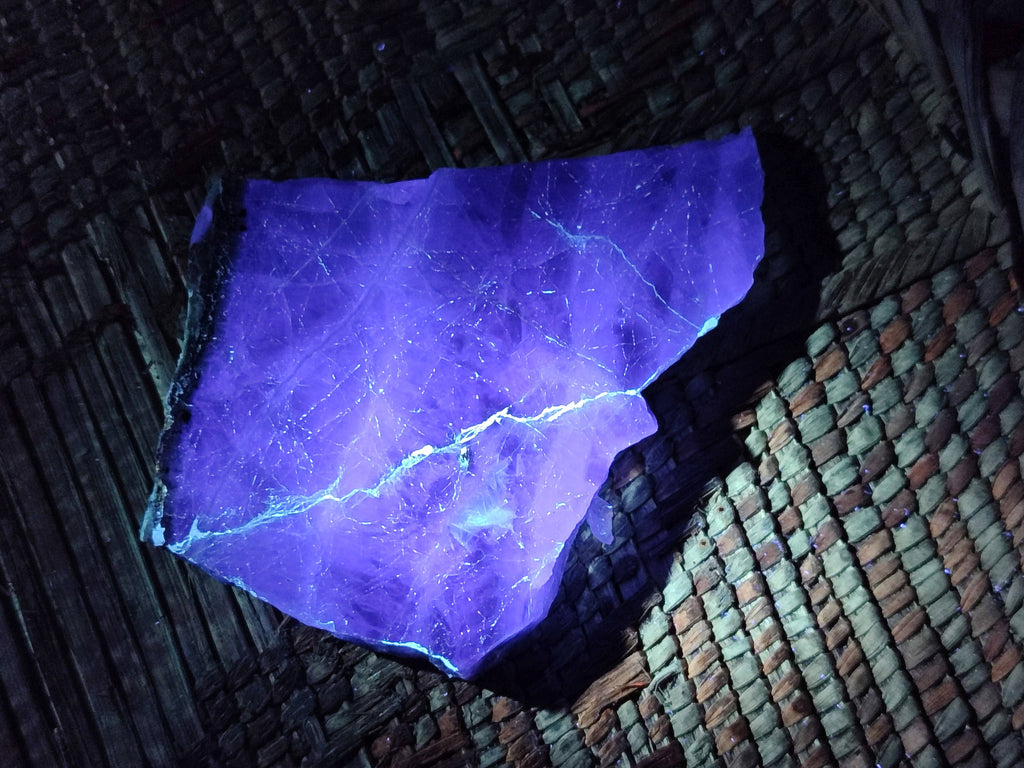 Polished Watermelon Fluorite Slices x 8 From Uis, Namibia - Toprock Gemstones and Minerals 