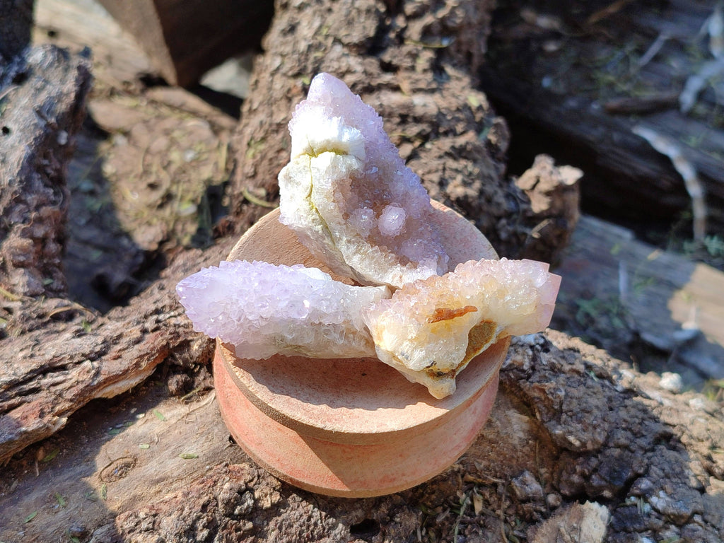Natural Amethyst Spirit Quartz Crystals x 35 From Boekenhouthoek, South Africa - Toprock Gemstones and Minerals 