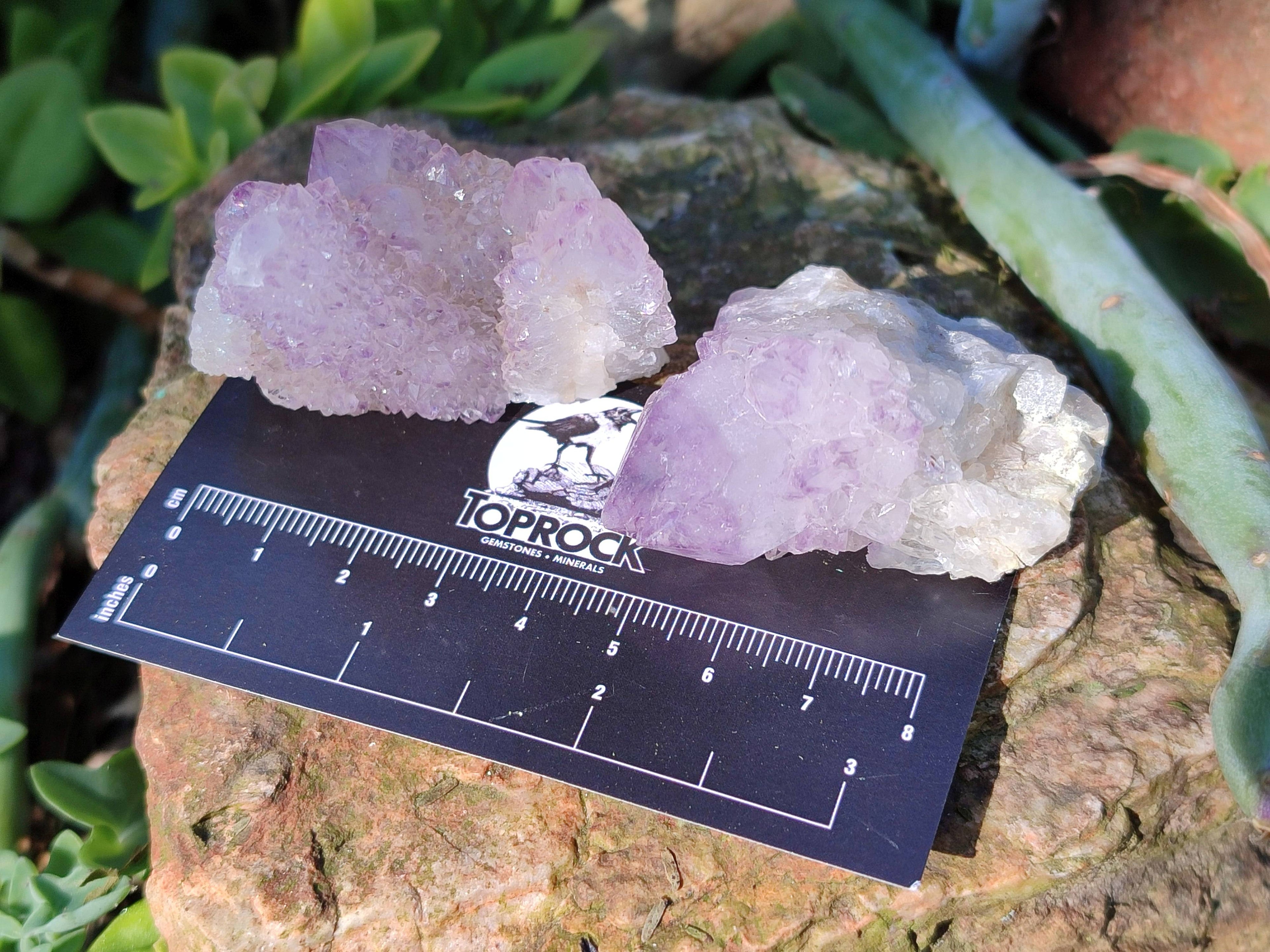 Natural Amethyst Spirit Quartz Crystals x 35 From Boekenhouthoek, South Africa - Toprock Gemstones and Minerals 