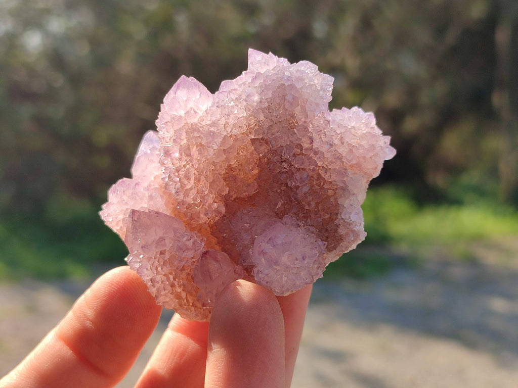 Natural Amethyst Spirit Quartz Clusters x 12 From Boekenhouthoek, South Africa - Toprock Gemstones and Minerals 