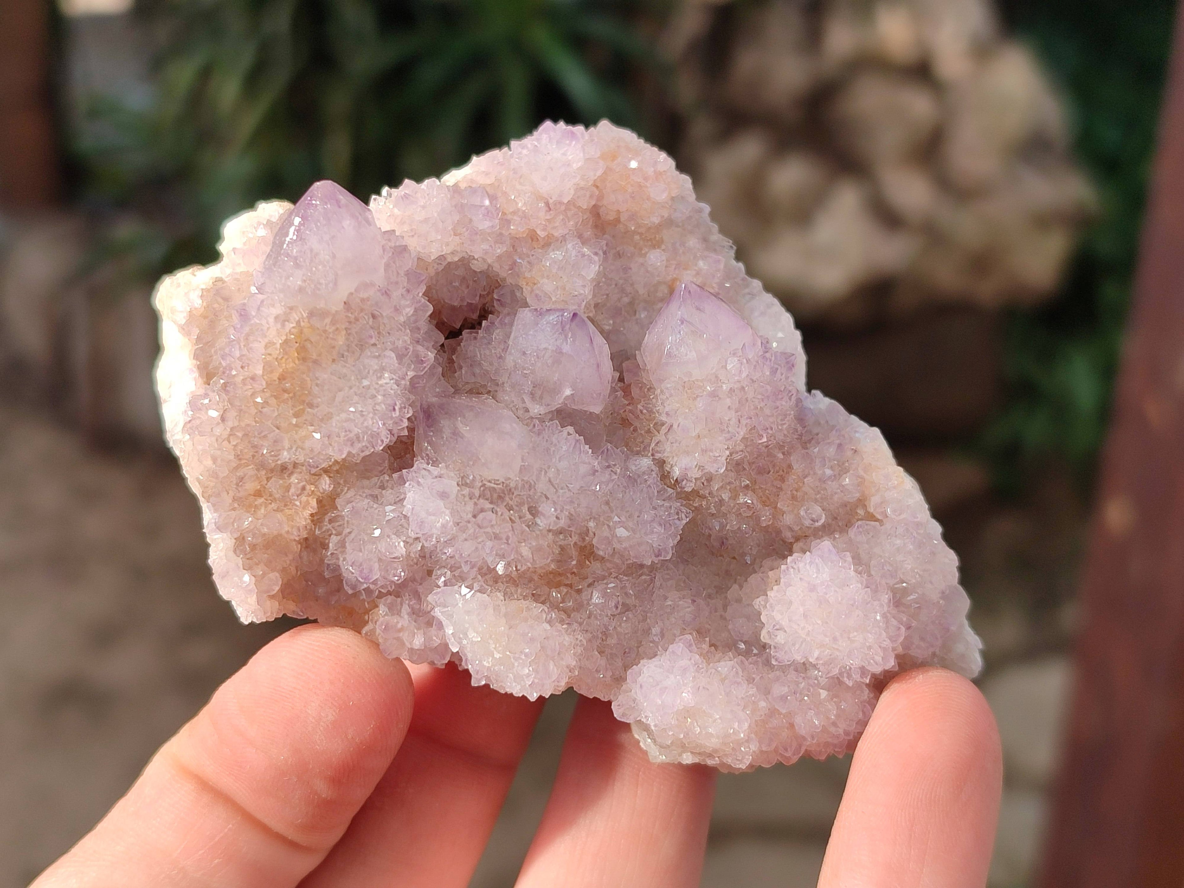 Natural Amethyst Spirit Quartz Clusters x 12 From Boekenhouthoek, South Africa - Toprock Gemstones and Minerals 
