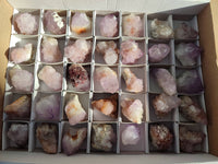 Natural Amethyst Spirit Quartz Crystals x 35 From Boekenhouthoek, South Africa