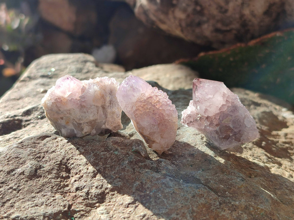 Natural Amethyst Spirit Quartz Crystals x 35 From Boekenhouthoek, South Africa - Toprock Gemstones and Minerals 