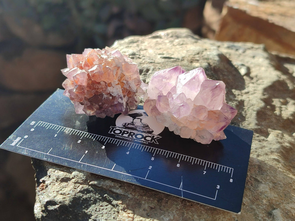 Natural Amethyst Spirit Quartz Crystals x 35 From Boekenhouthoek, South Africa - Toprock Gemstones and Minerals 