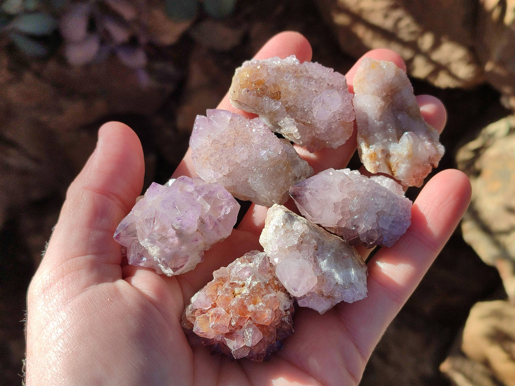 Natural Amethyst Spirit Quartz Crystals x 35 From Boekenhouthoek, South Africa - Toprock Gemstones and Minerals 