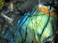 Polished Labradorite Standing Free Form x 1 From Tulear, Madagascar