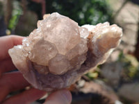 Natural Phantom Smokey Quartz Clusters x 3 From Luena, Congo