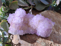 Natural Amethyst Spirit Quartz Clusters x 3 From Boekenhouthoek, South Africa