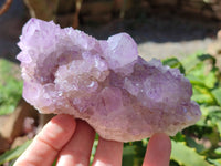 Natural Amethyst Spirit Quartz Clusters x 3 From Boekenhouthoek, South Africa