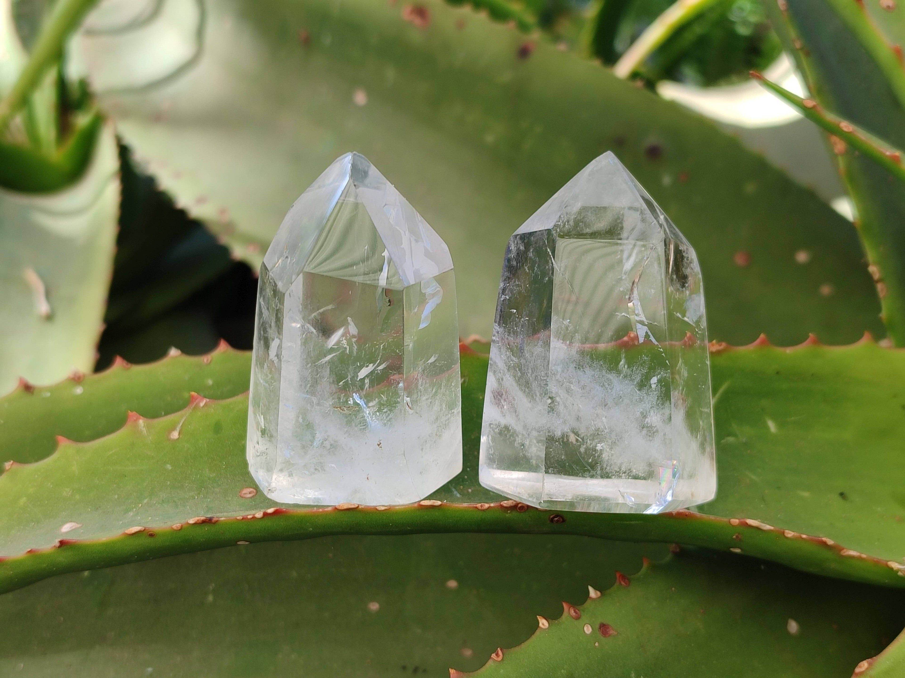 Polished Clear Quartz Points x 20 From Madagascar - Toprock Gemstones and Minerals 