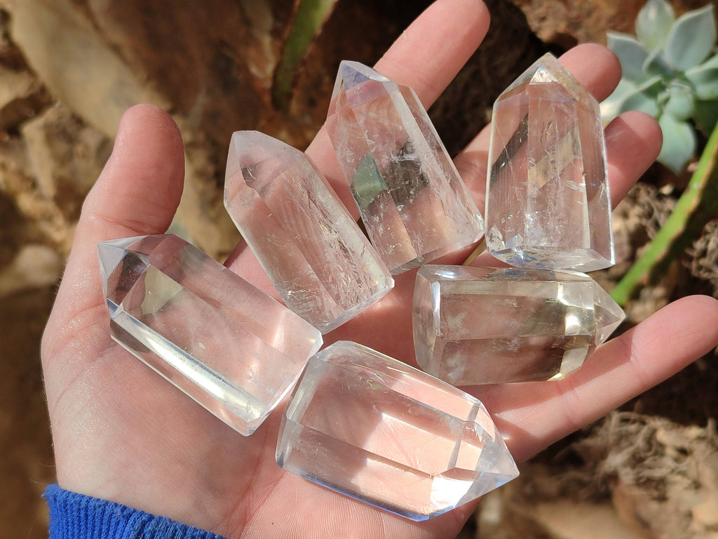 Polished Clear Quartz Points x 20 From Madagascar - Toprock Gemstones and Minerals 