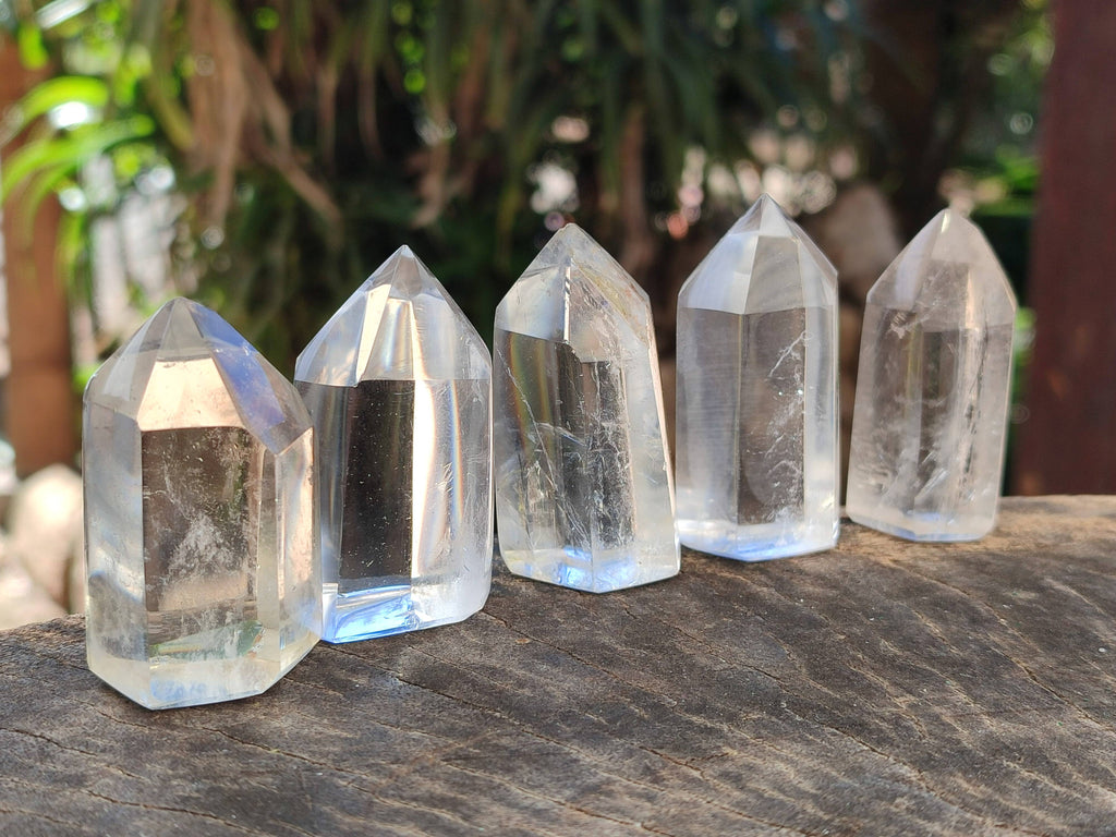 Polished Clear Quartz Points x 20 From Madagascar - Toprock Gemstones and Minerals 