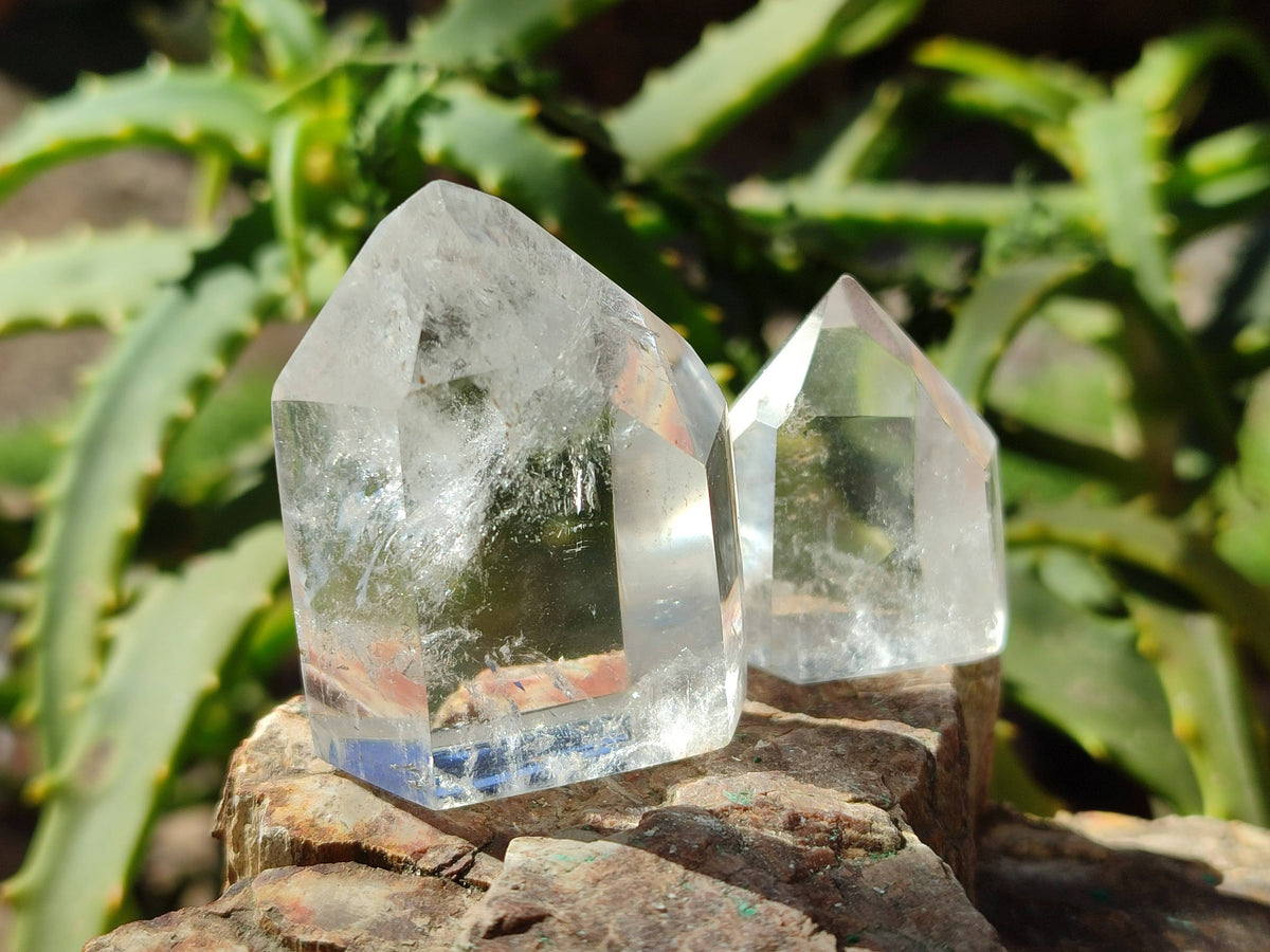 Polished Clear Quartz Points x 20 From Madagascar - Toprock Gemstones and Minerals 