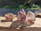 Natural Window Amethyst Crystals x 20 From Chiredzi, Zimbabwe - Toprock Gemstones and Minerals 