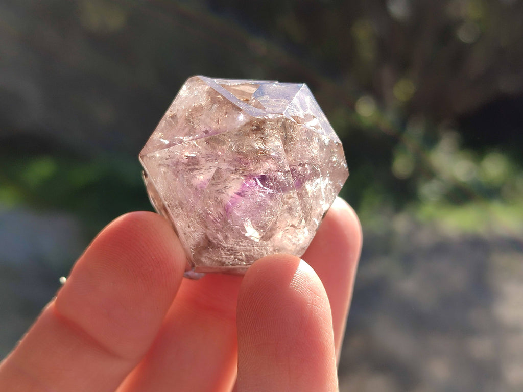 Natural Window Amethyst Crystals x 20 From Chiredzi, Zimbabwe - Toprock Gemstones and Minerals 
