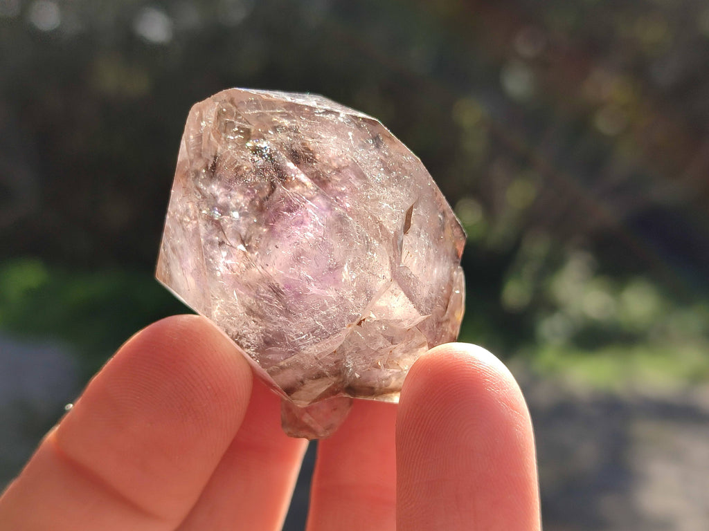 Natural Window Amethyst Crystals x 20 From Chiredzi, Zimbabwe - Toprock Gemstones and Minerals 