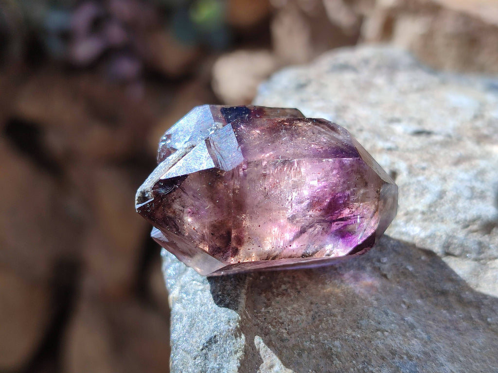 Natural Window Amethyst Crystals x 20 From Chiredzi, Zimbabwe - Toprock Gemstones and Minerals 
